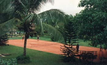 Spiel, Satz und Sieg, Tennis vom feinsten unter tropischem Himmel ...